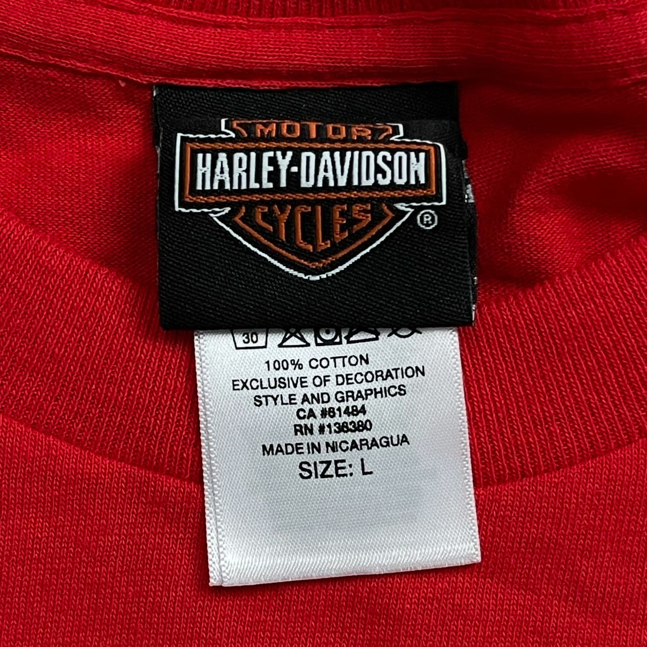 Y2K Harley-Davidson Motorcycles Skull T-Shirt - Used