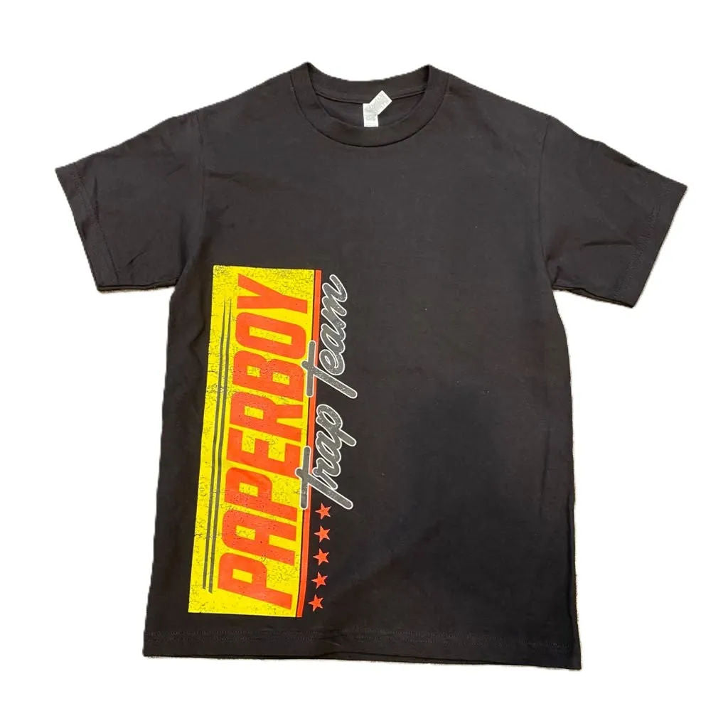Paper Boy Raceblock Tee Black v2