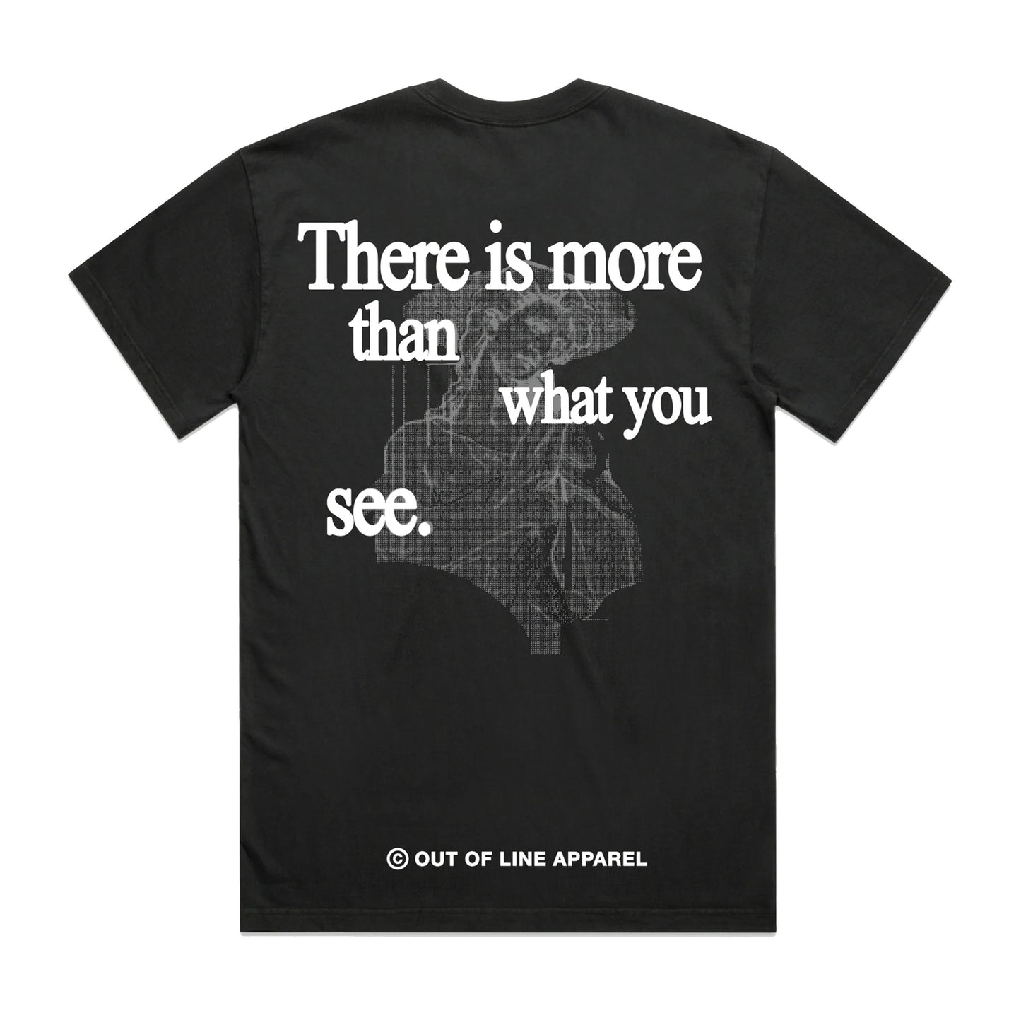 "There Is More" V2 Faded Coal Tee