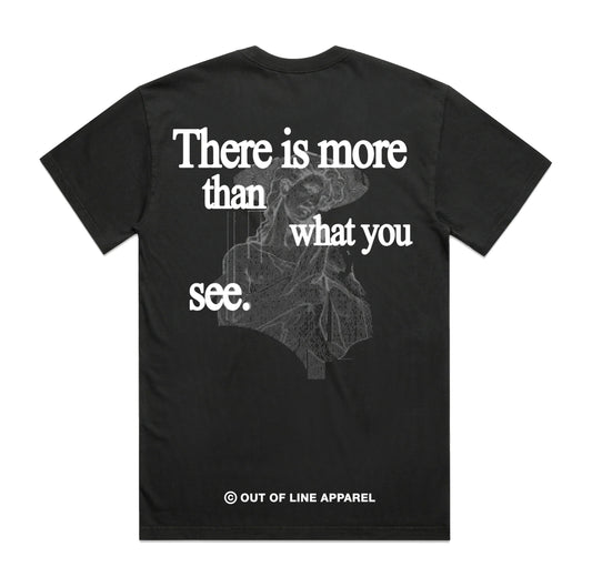 "There Is More" V2 Faded Coal Tee