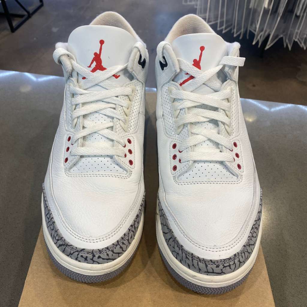 Jordan 3 Retro White Cement Reimagined Size 10.5 DN3707-100 - Pre-Owned (Replacement Box)
