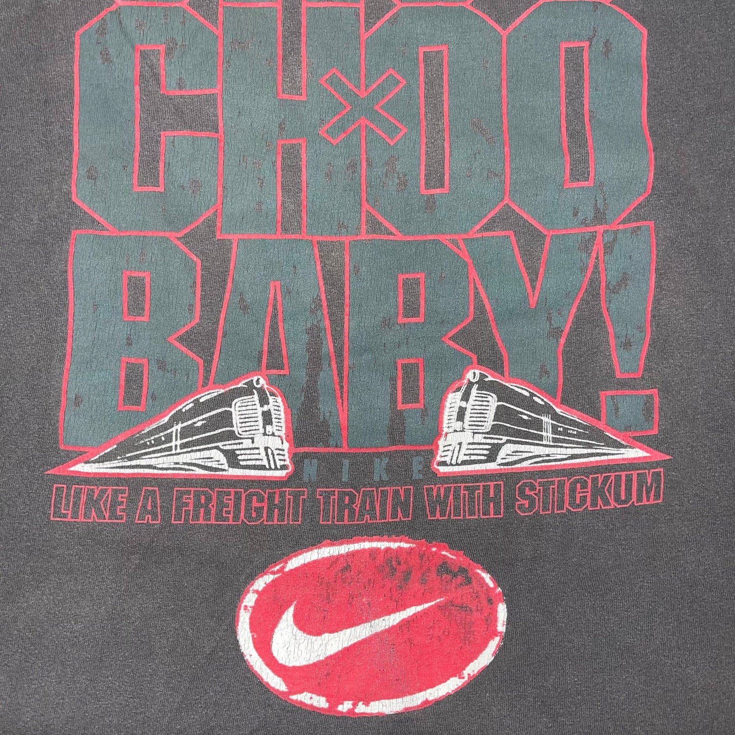 90s Nike Like A Freight Train T-Shirt - Used/Worn