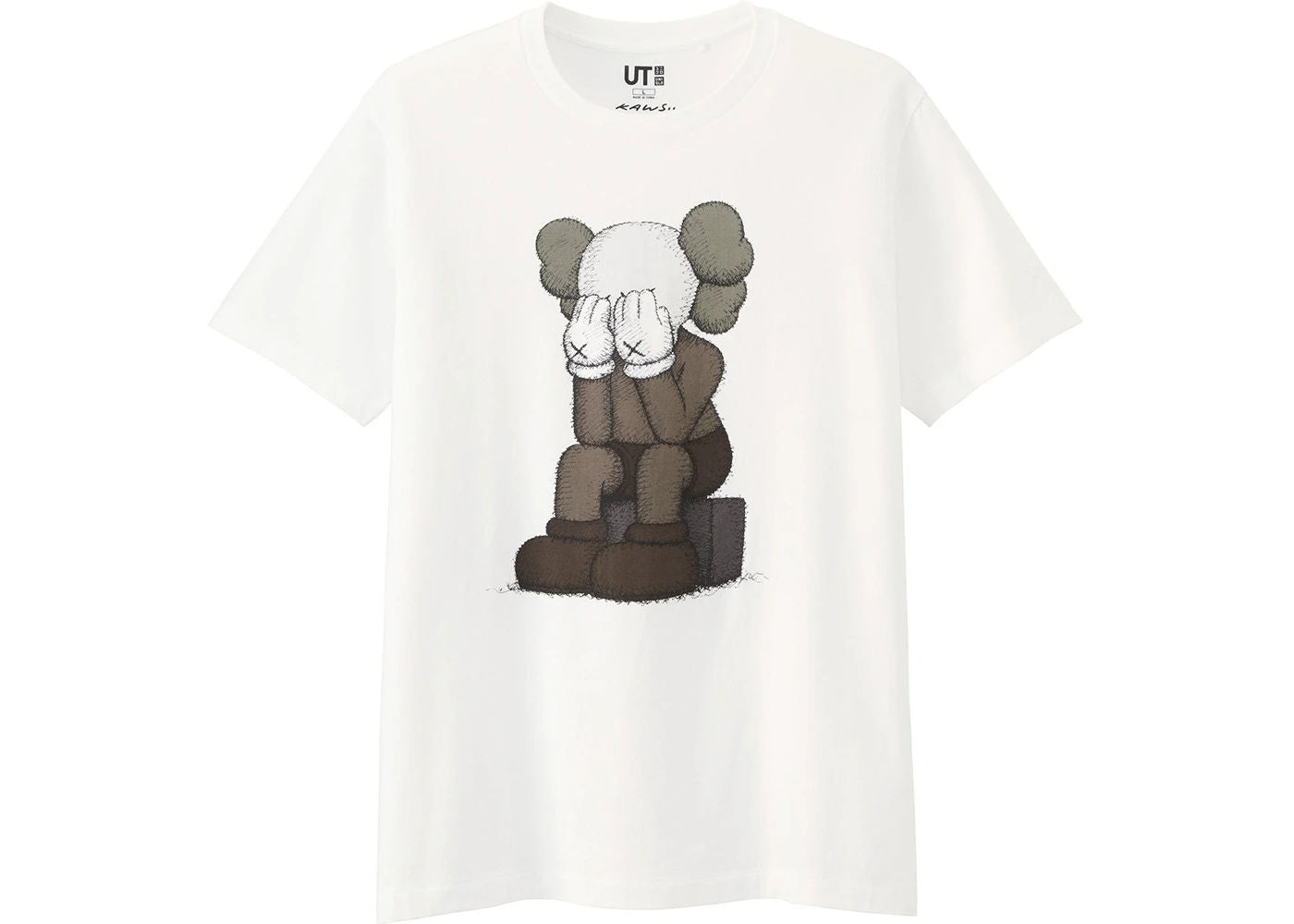 KAWS x Uniqlo Passing Through Tee White