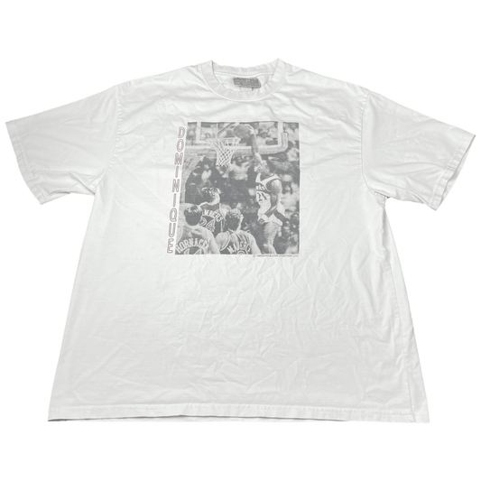 Vintage 1989 NBA Dominique Wilkins Basketball T-Shirt - Used/Worn