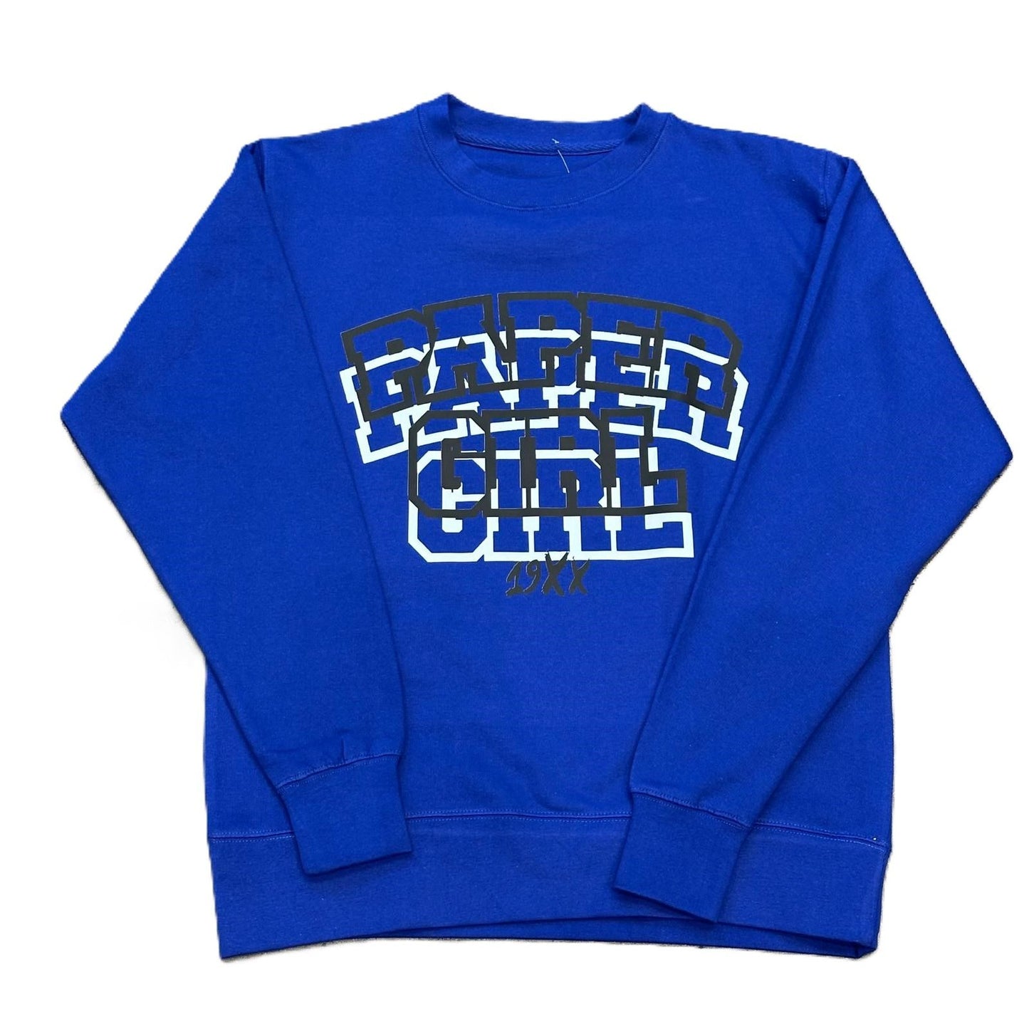 Papergirl Perspective Crewneck Blue
