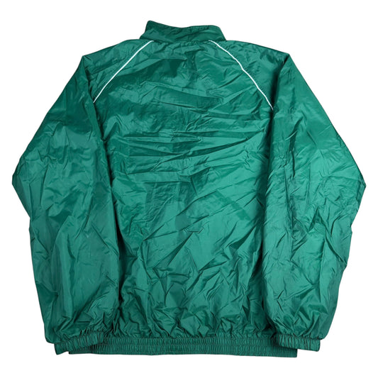 Vintage Nike Team Logo Full-Zip Green Windbreaker Jacket - Used/Worn