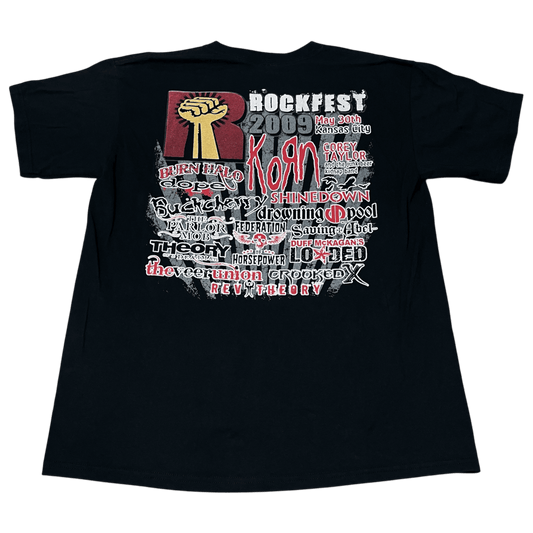 Vintage RockFest 2009 Concert Band T-Shirt - Used