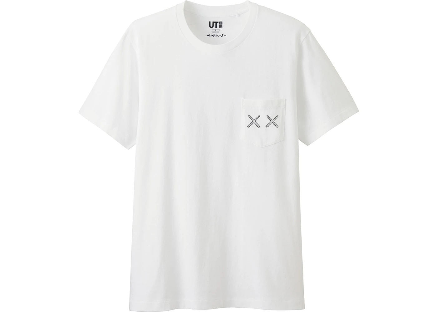 KAWS x Uniqlo XX Pocket Tee White