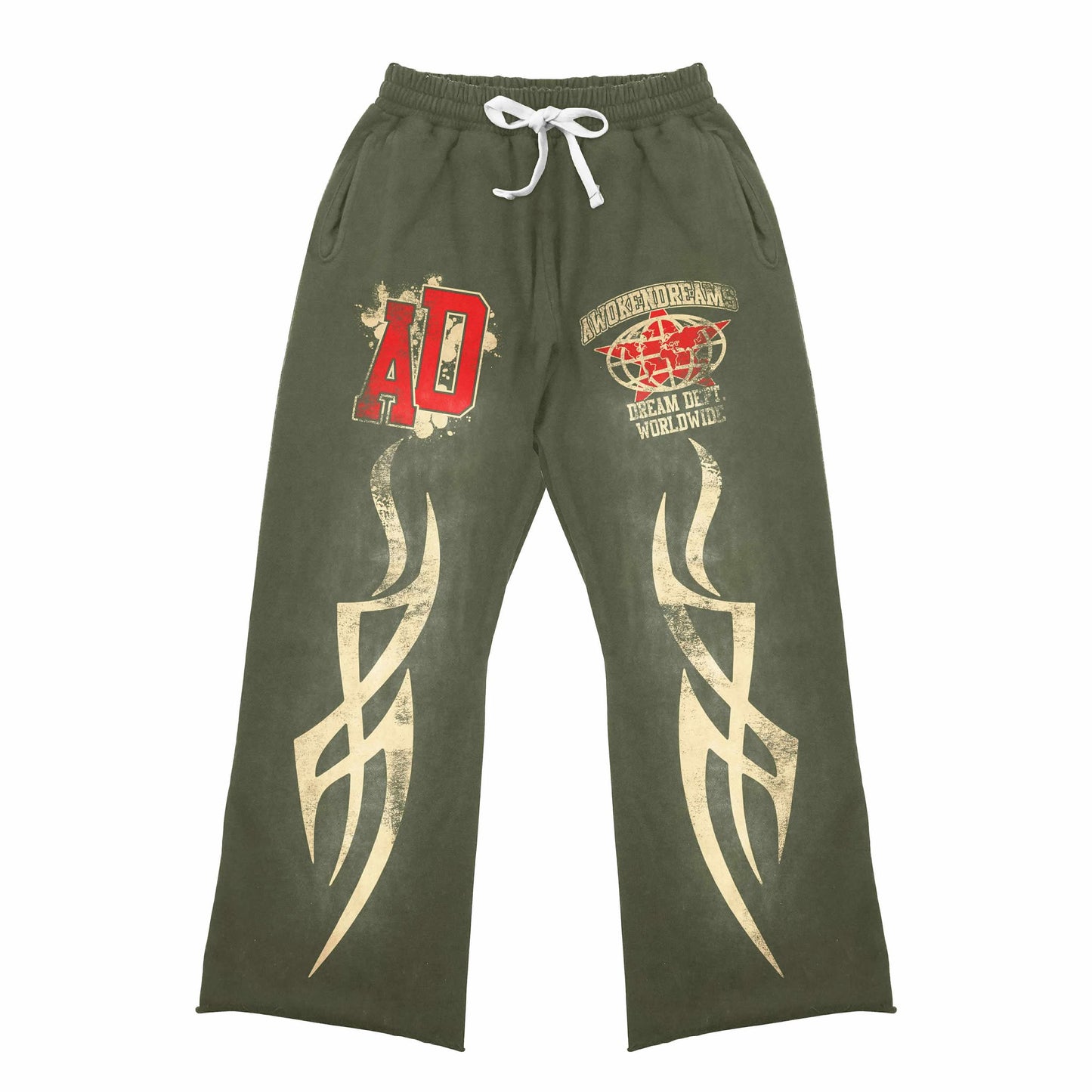 Awoken Dreams Varsity Olive Sweats