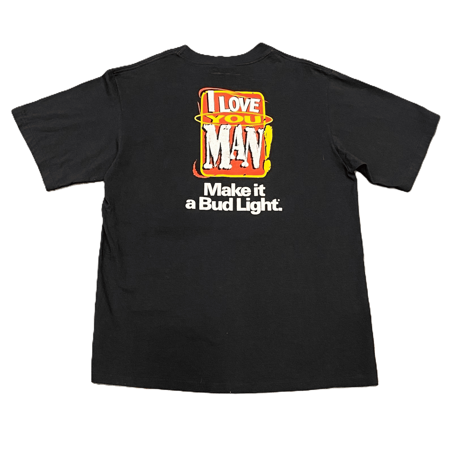 1996 I Love You Man Bud Light T Shirt - Used/Worn