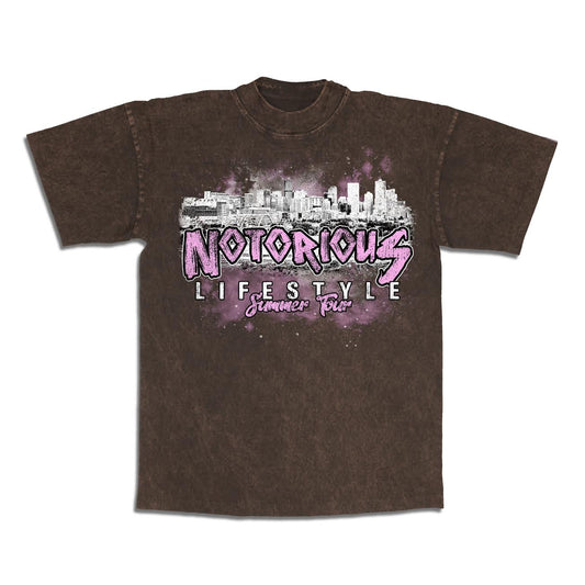 Notorious Summer Tour Tee -  Mineral Brown