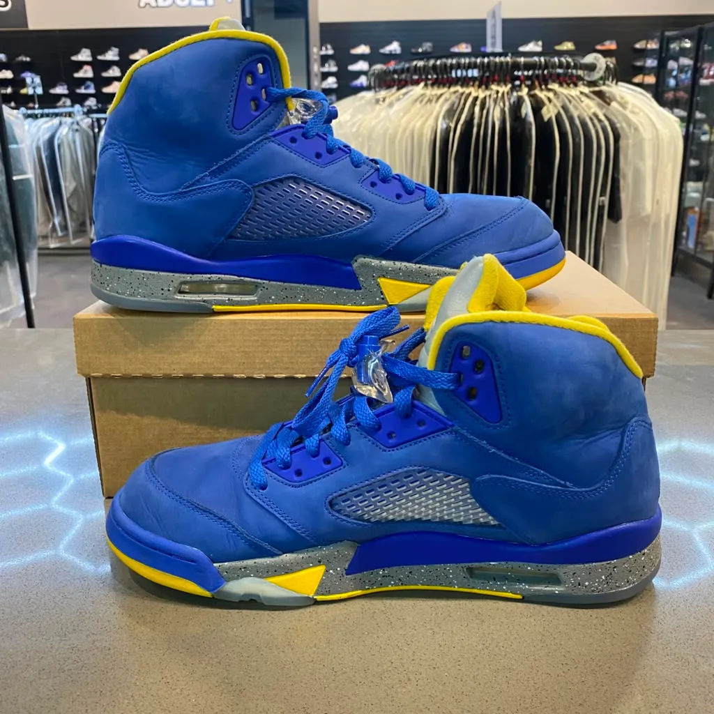 Jordan 5 Retro JSP Laney Varsity Royal Size 10.5 CD2720-400 - Pre-Owned (Replacement Box)