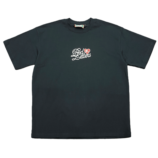 RL Cursive Tee- Black