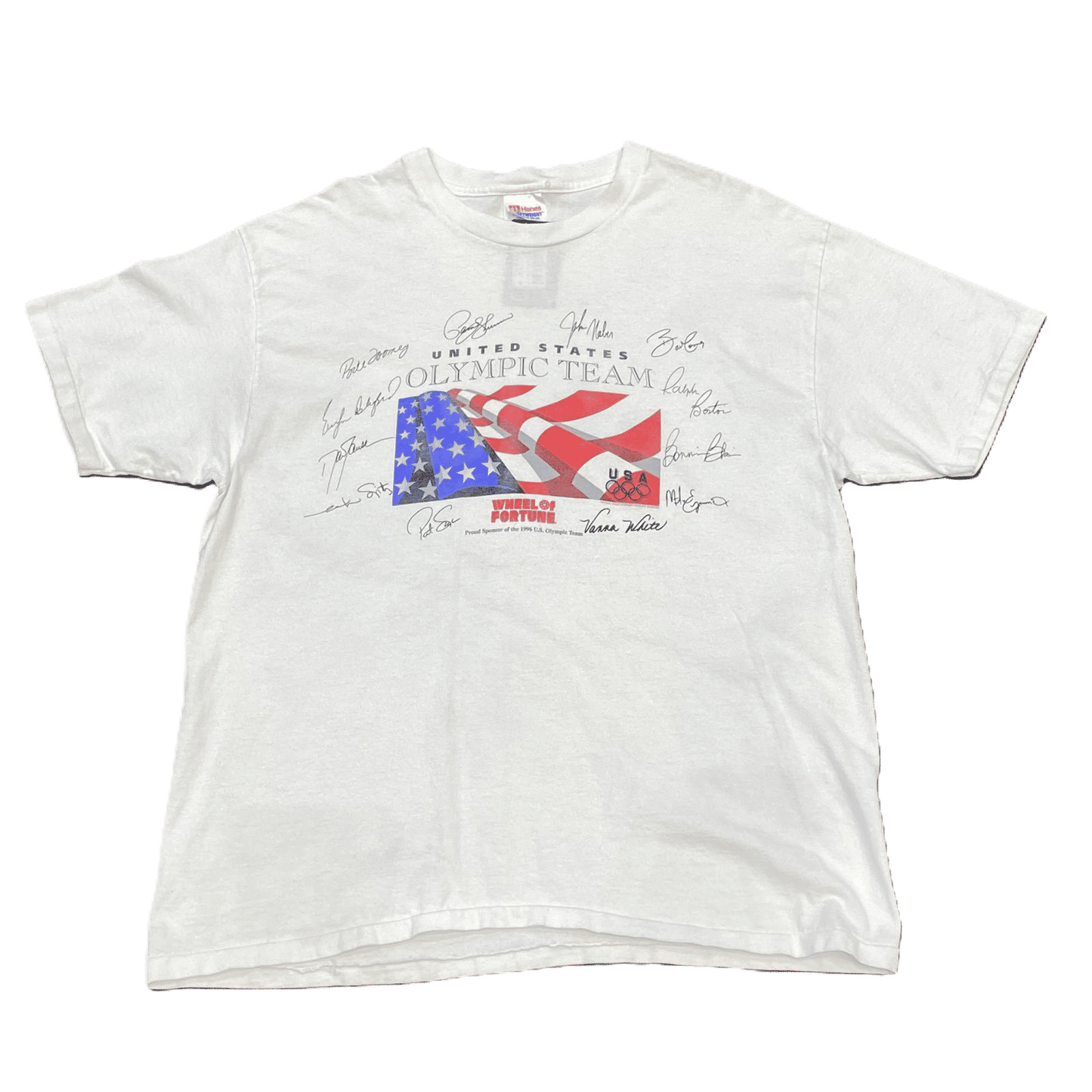 1996 United States Olympics Team Autograph T-Shirt - Used/Worn