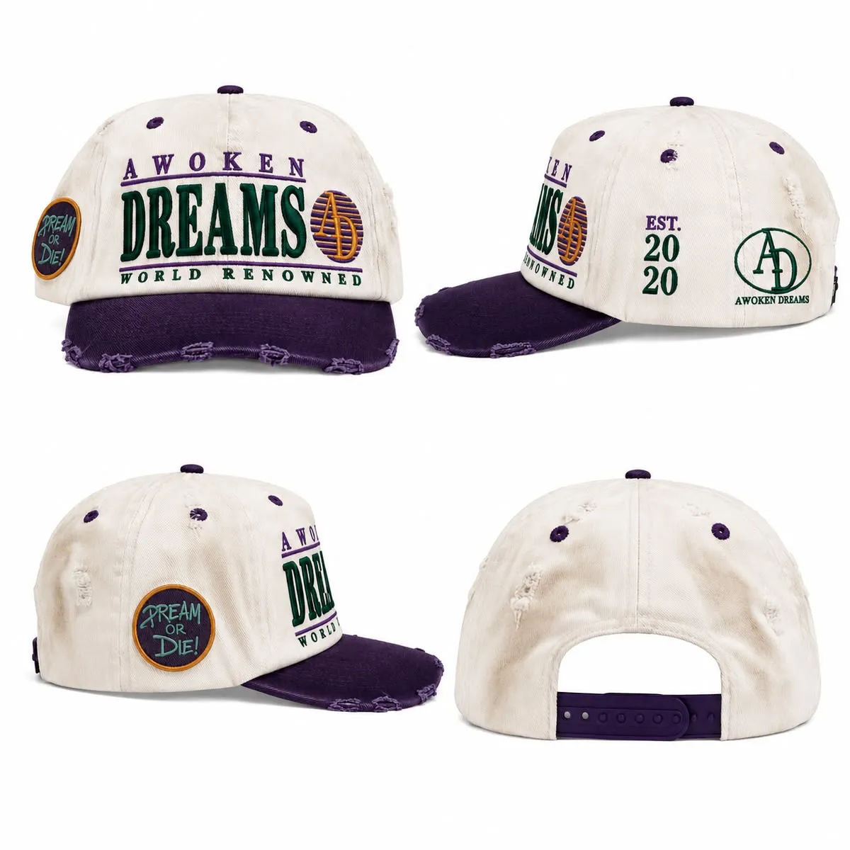 Awoken Dreams Dream or Die! Trucker Hat Cream