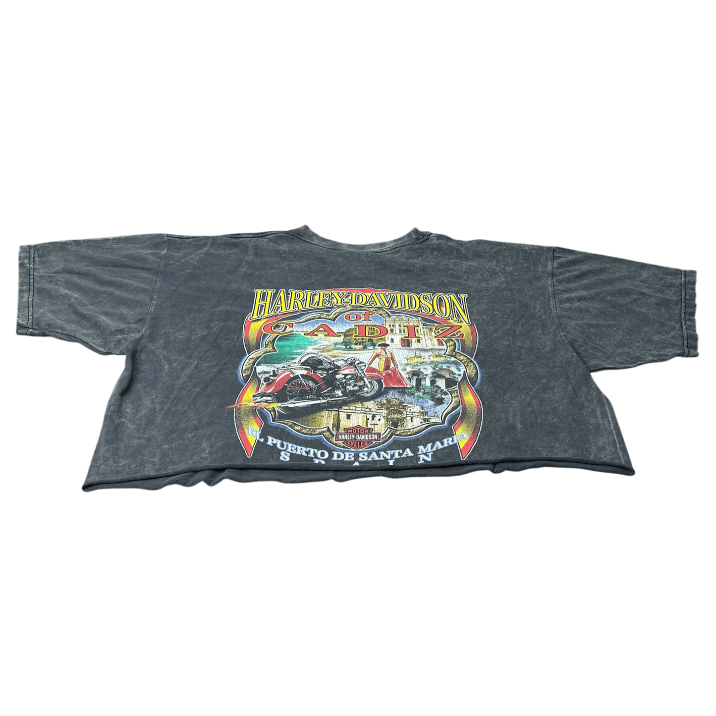 Vintage 2003 Harley-Davidson of Cadiz Cropped Shirt - Used/Worn