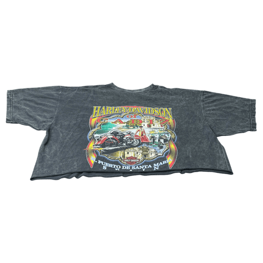 Vintage 2003 Harley-Davidson of Cadiz Cropped Shirt - Used/Worn