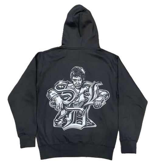 SDL Crown Logo Chrome Chapo 2 Hoodie Black