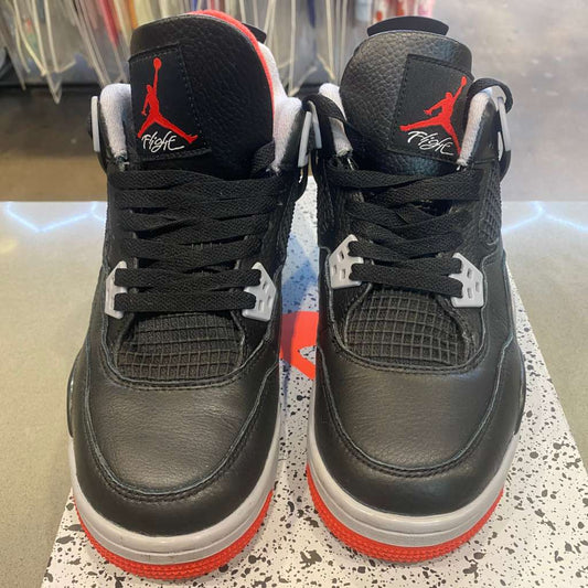 Jordan 4 Retro Bred Reimagined (GS) Size 6.5Y FQ8213-006 - Pre-Owned