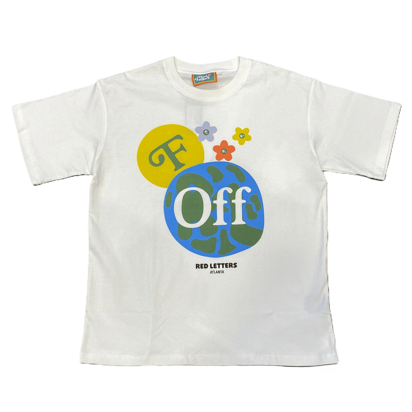 F Off Space Tee White