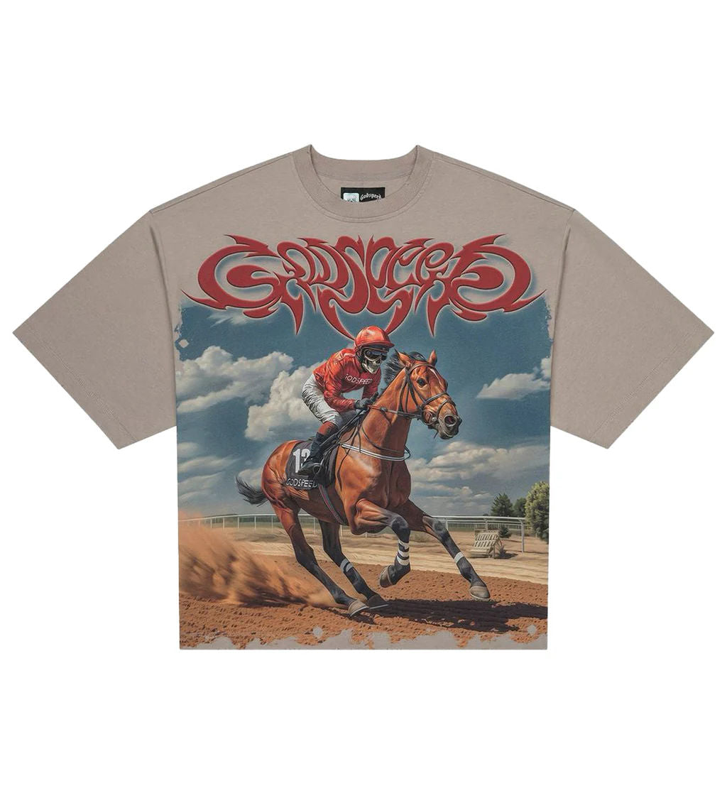 Godspeed Thoroughbred Tee Stone