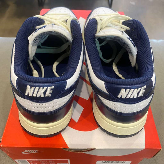 Nike Dunk Low PRM Vintage Navy (Women's) Size 8W FN7197-100 - Pre-Owned