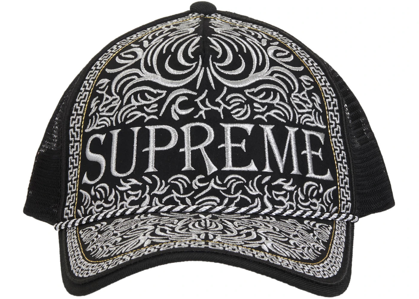 Supreme Vaquero Mesh Back 5-Panel Black