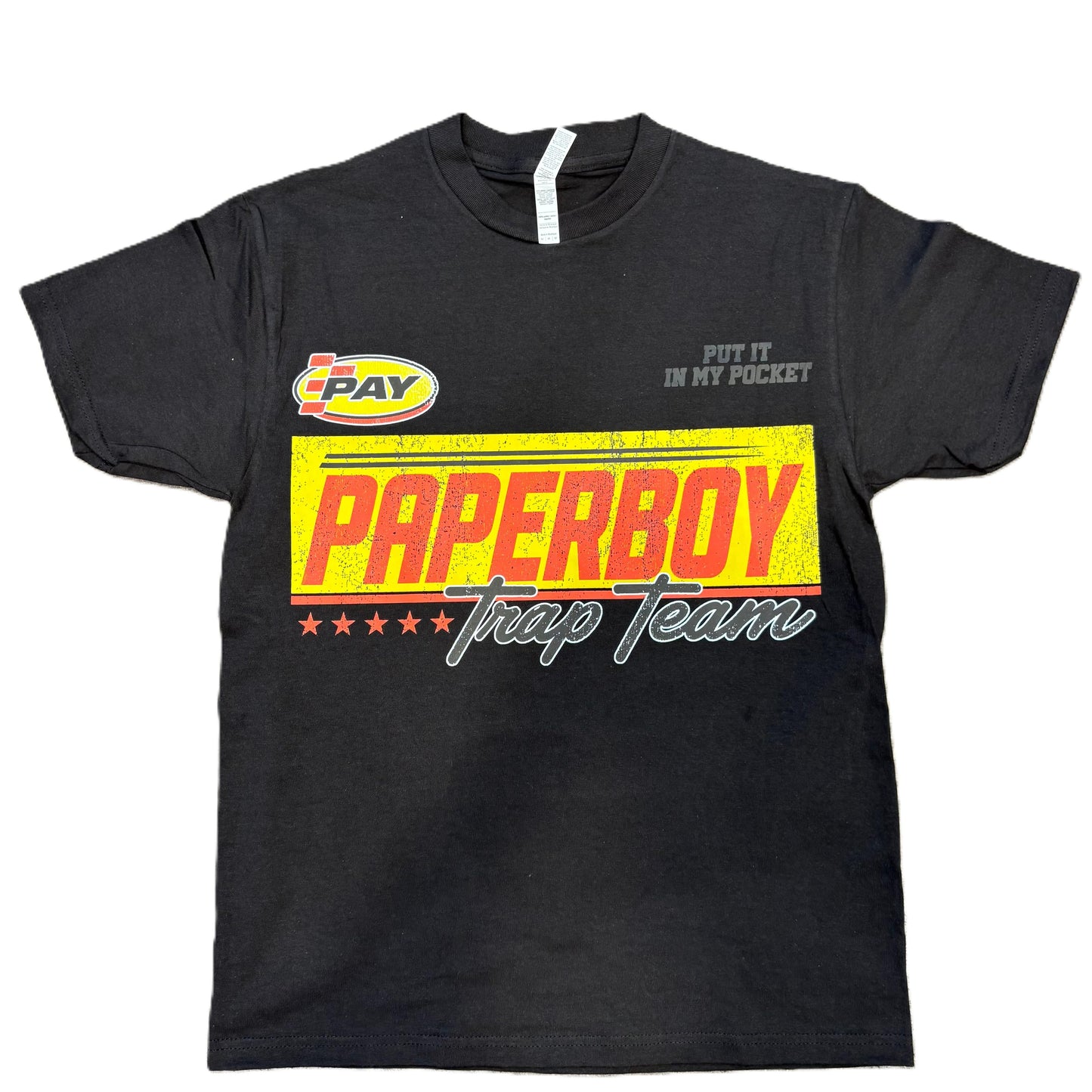 Paper Boy Raceblock Tee Black/Black