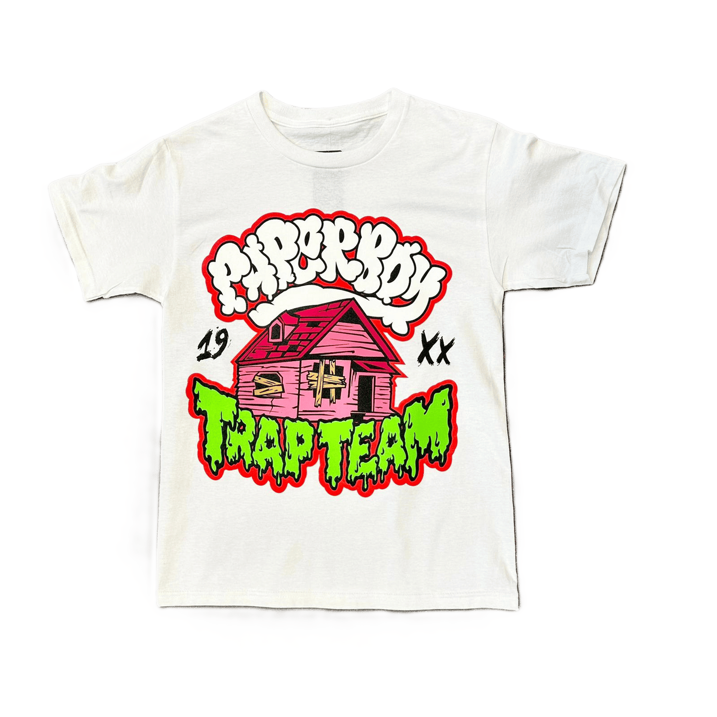 Trap Team Tee Front White