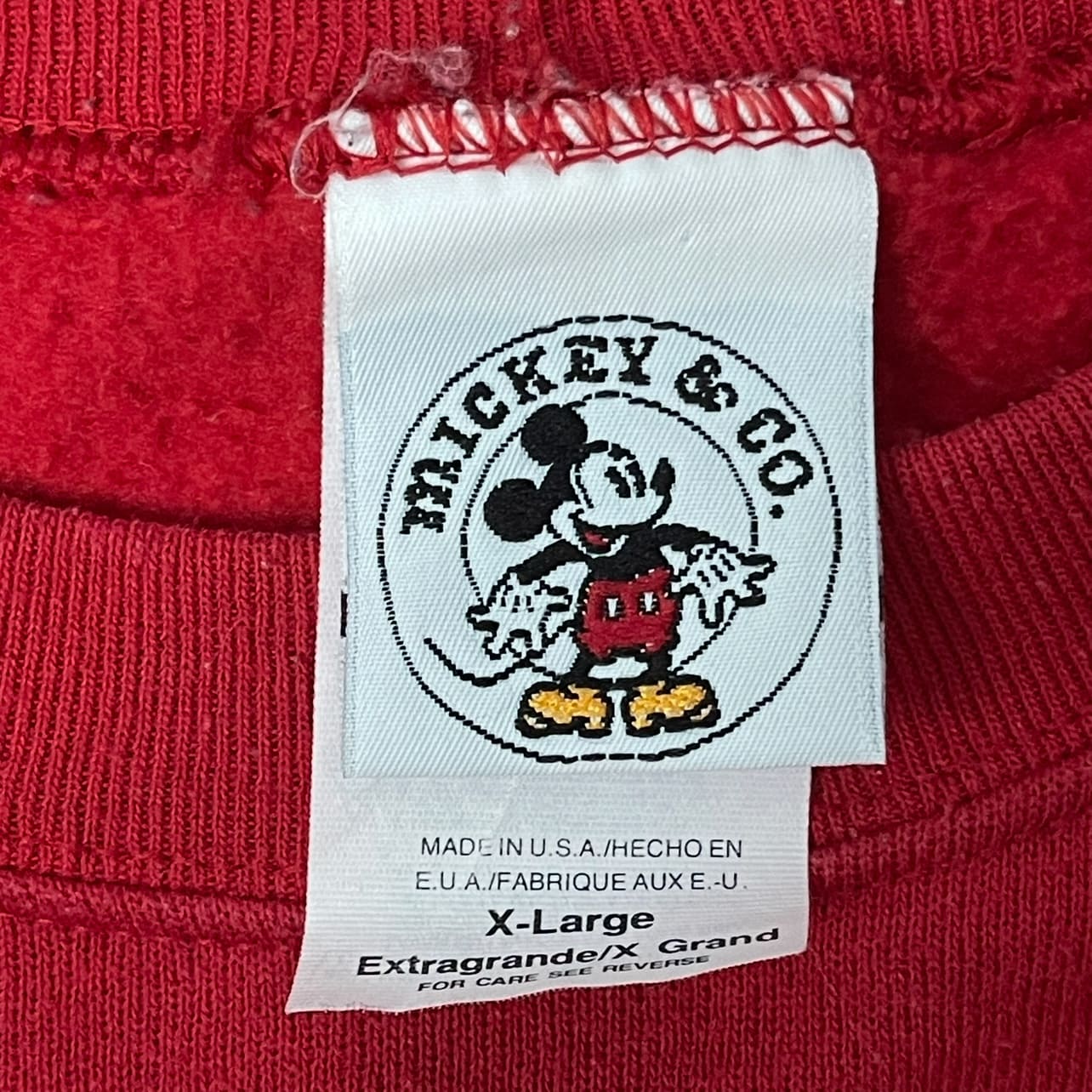 Vintage Mickey & Co. Cast Crewnweck Sweatshirt - Used