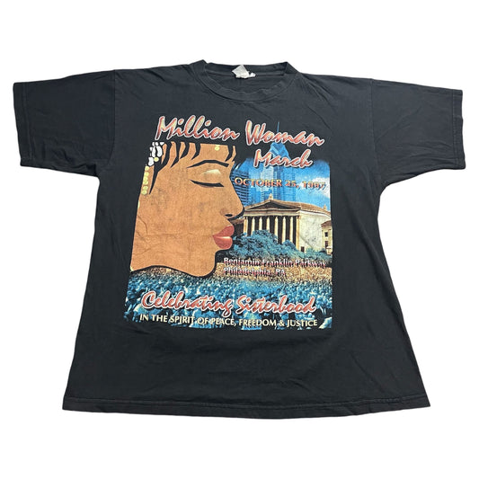 Vintage Million Woman March Rap-Style T-Shirt - Used/Worn