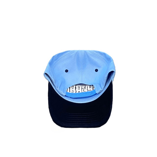 Baby Blue/Navy Paperboy football trucker