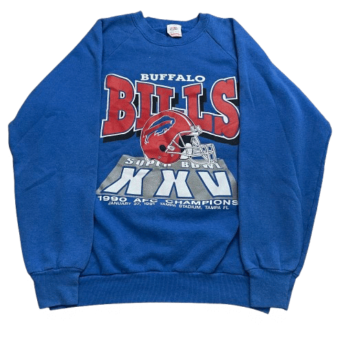 Vintage 1990 Champions NFL Buffalo Bills Sweatshirt - Used