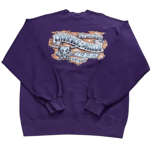 Vintage 1996 Sturgis Steel Biker Sweatshirt - Used