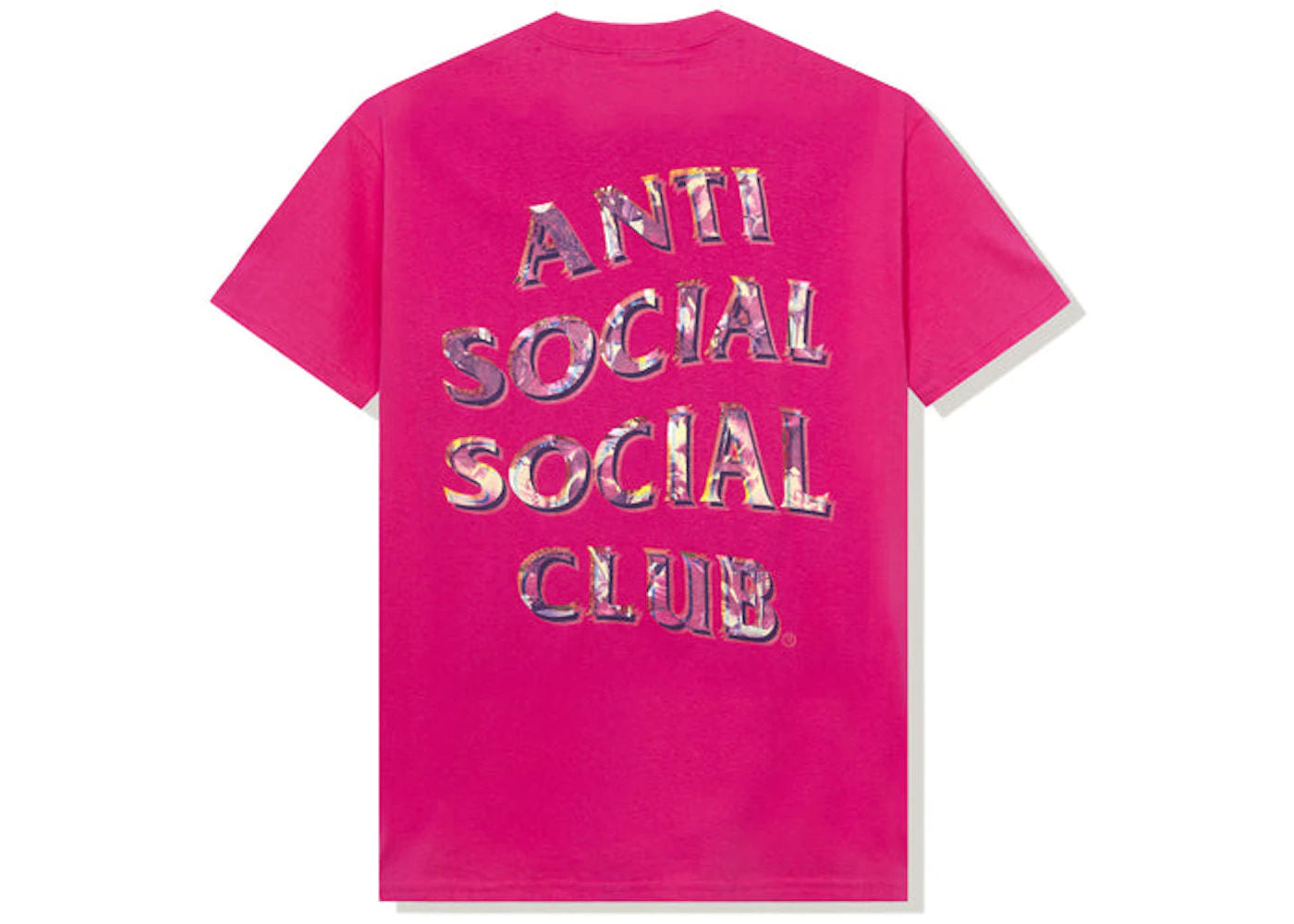 Anti Social Social Club Layer Lock T-shirt Hot Pink