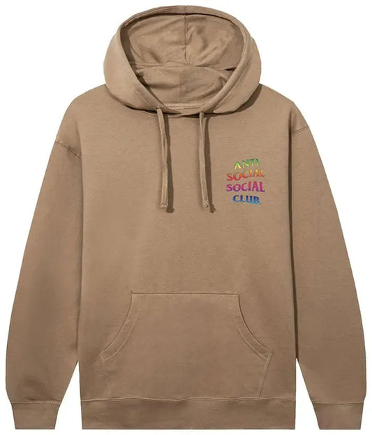 Anti Social Social Club Teleport Hoodie Sandstone