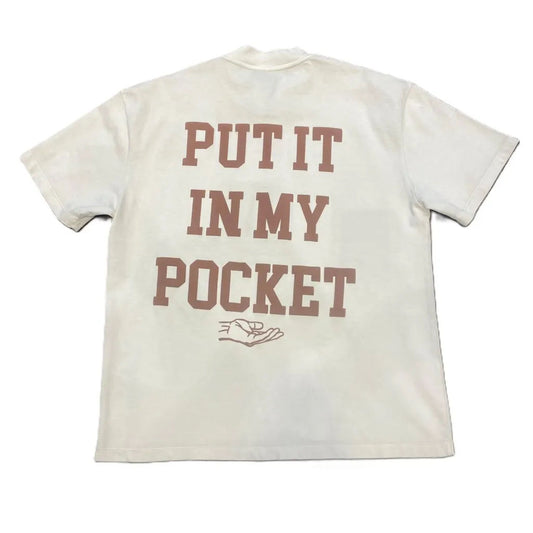 Pay PIMP Tee Premium Cream/Brown