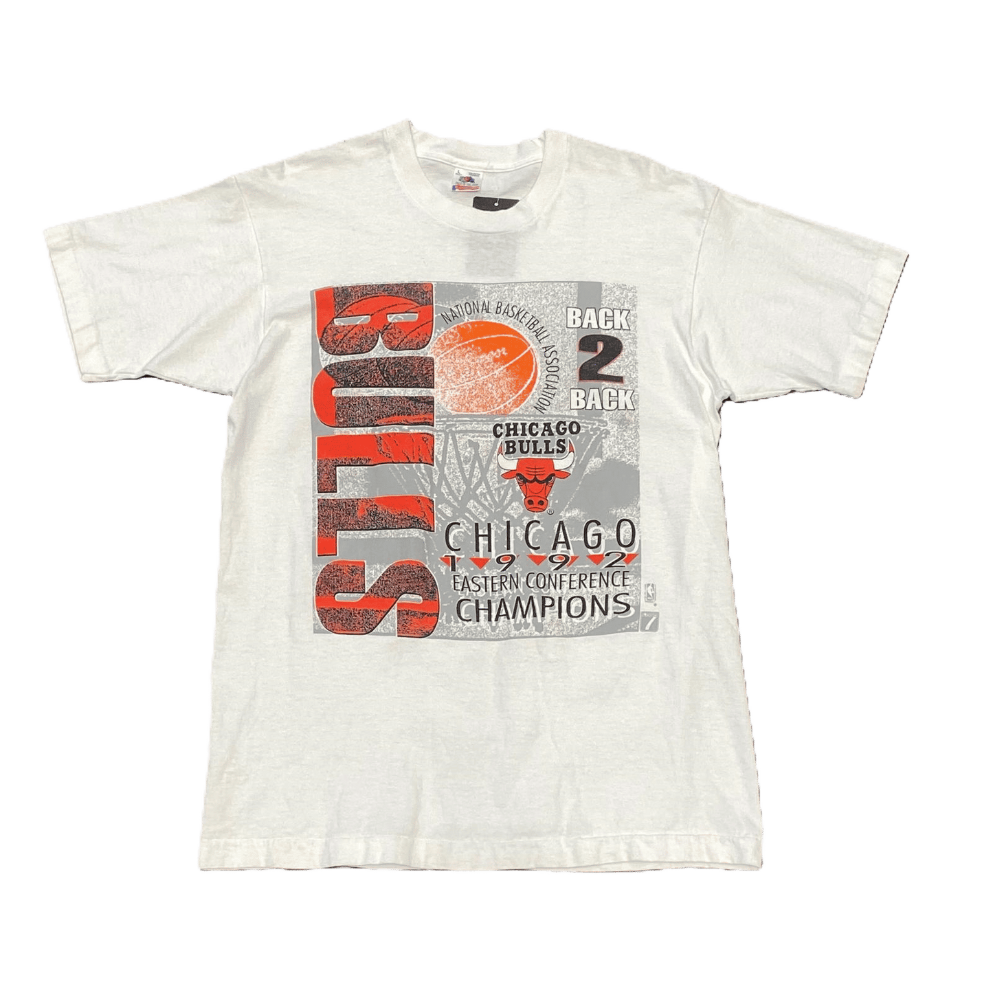 1992 NBA Chicago Bulls Champions T-Shirt - Used/Worn