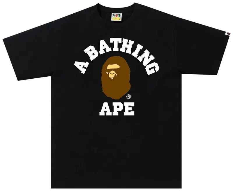 BAPE College Tee Black