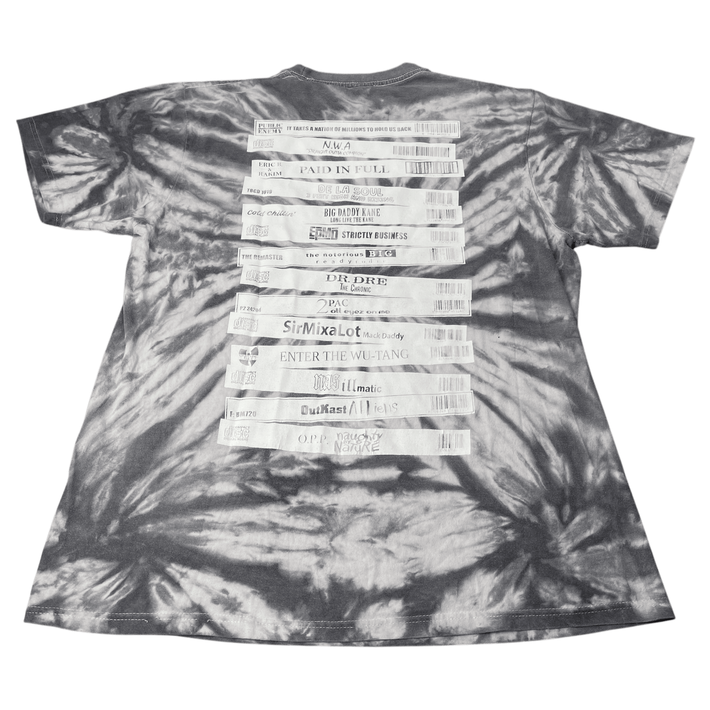 Vintage 1990s New York Music Kings Tie-Dye Rap T-Shirt - Used/Worn