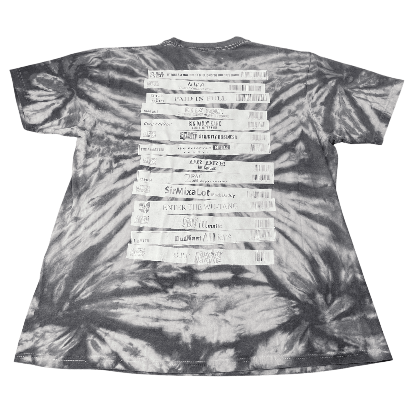 Vintage 1990s New York Music Kings Tie-Dye Rap T-Shirt - Used/Worn