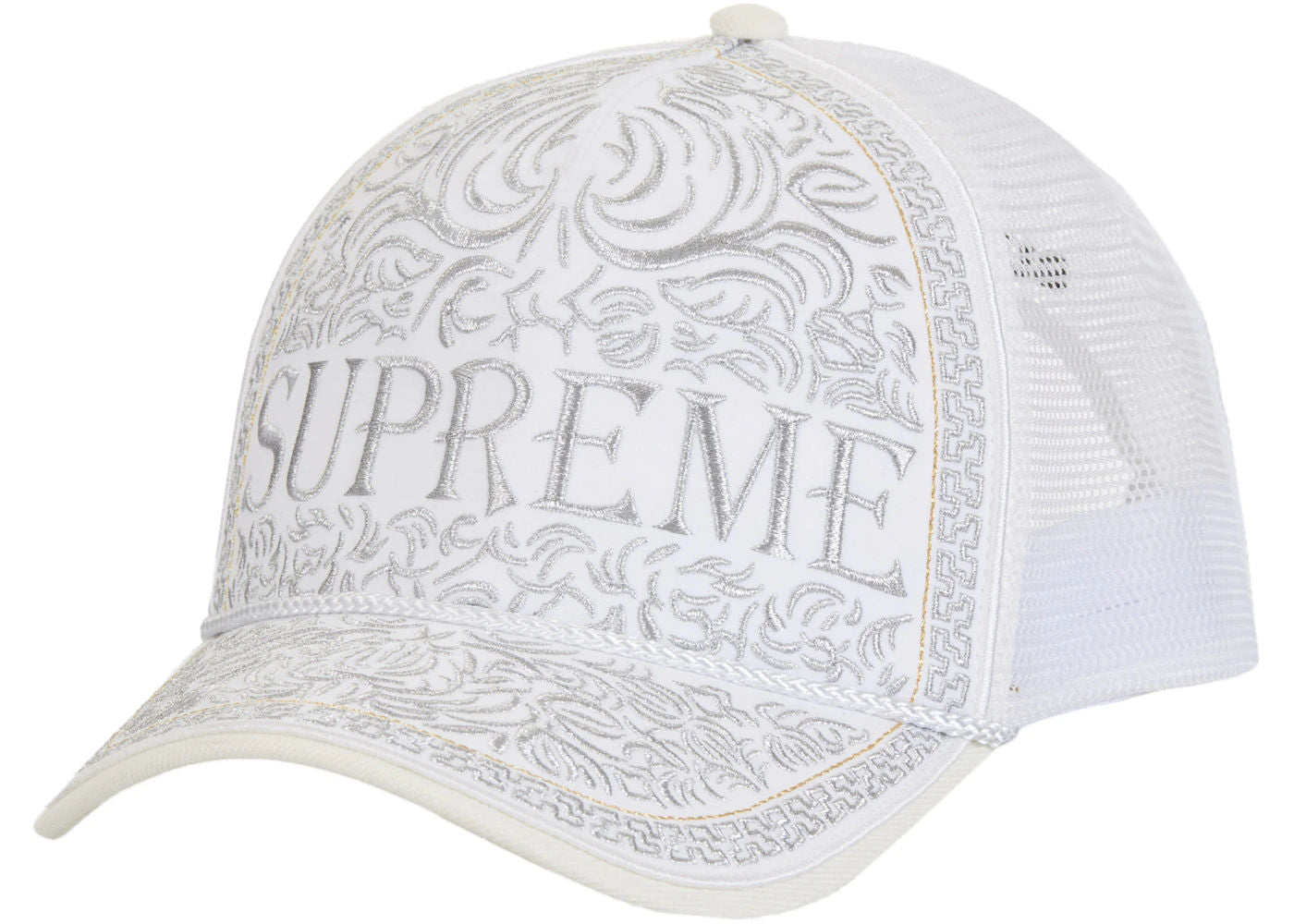 Supreme Vaquero Mesh Back 5-Panel White