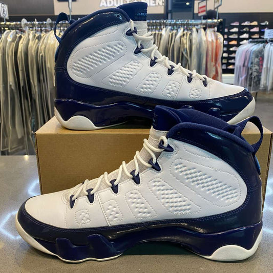 Jordan 9 Retro Pearl Blue Size 12 302370-145 - Pre-Owned (Replacement Box)