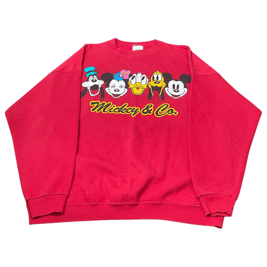 Vintage Mickey & Co. Cast Crewnweck Sweatshirt - Used