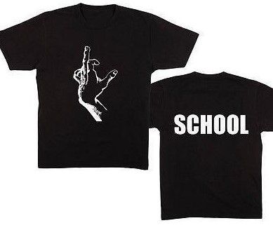 Vlone Fuck School Tee Black
