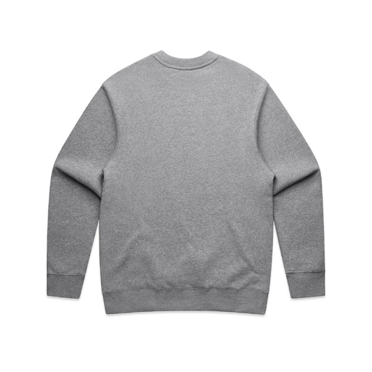 "Mapped" Grey Crewneck