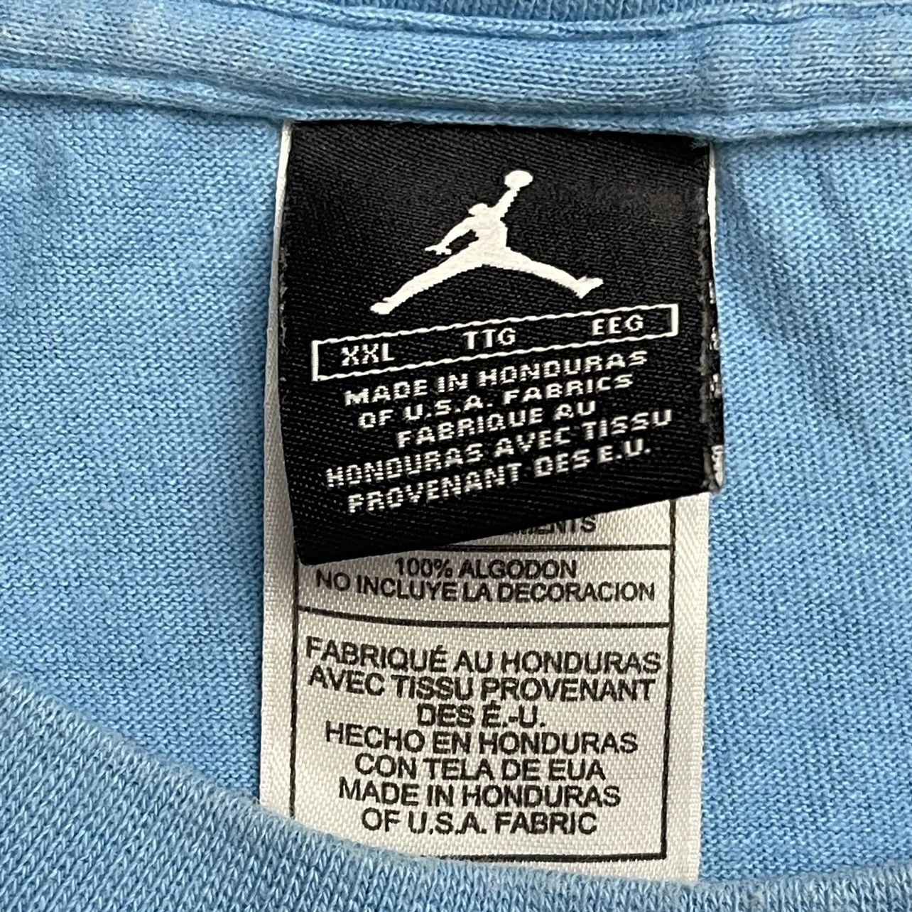 Vintage Jordan UNC Shoes Promo T-Shirt - Used/Worn