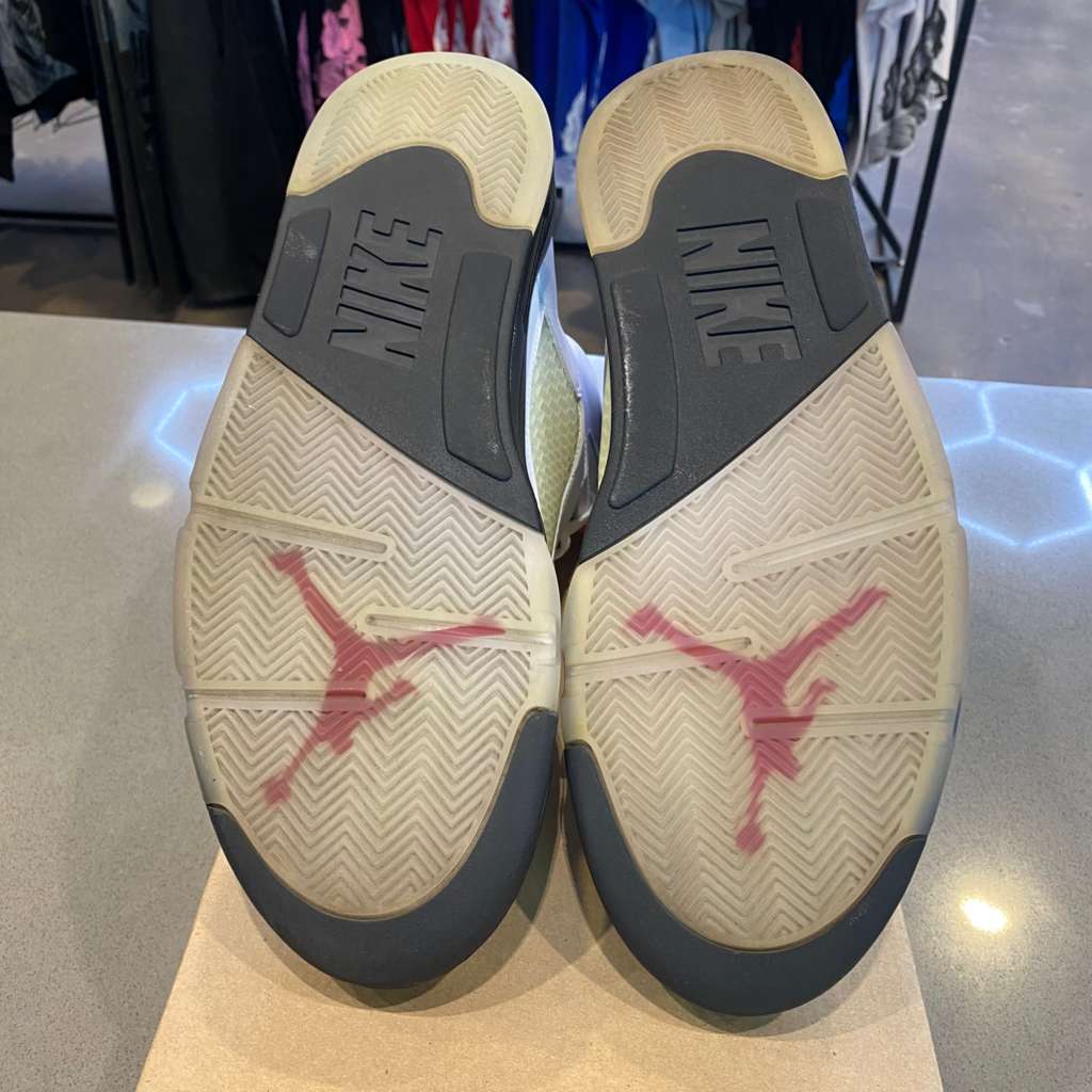 Jordan 5 Retro Fire Red Silver Tongue (2020) Size 13 DA1911-102 - Pre-Owned (Replacement Box)
