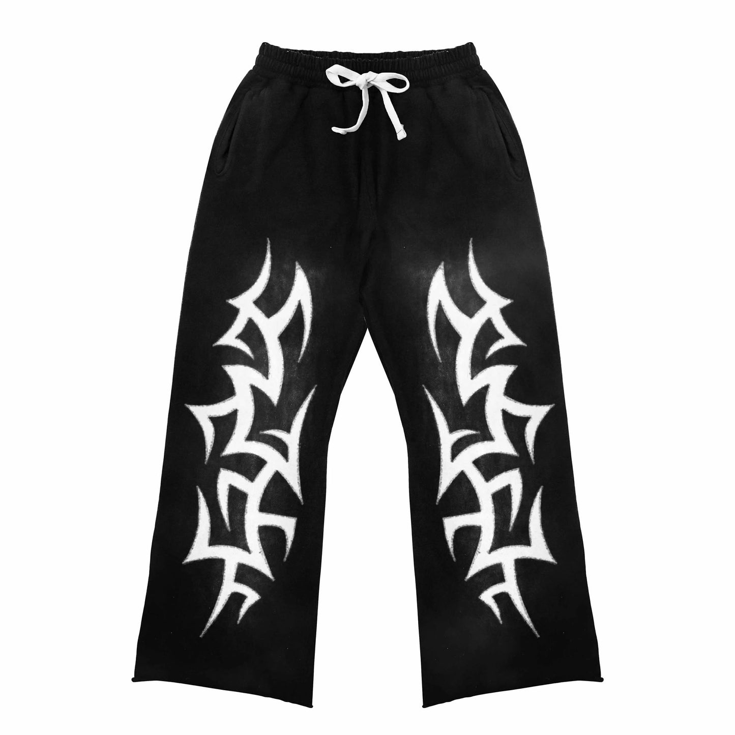 Awoken Dreams Black Patchwork Sweats