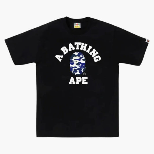 BAPE Color Camo College Tee Bape.com Black/Blue